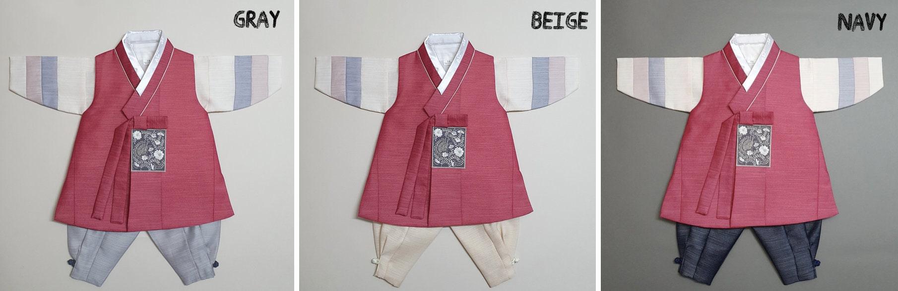 Sungju Indie Red Boy Hanbok (100D-10YR) - Native Korean