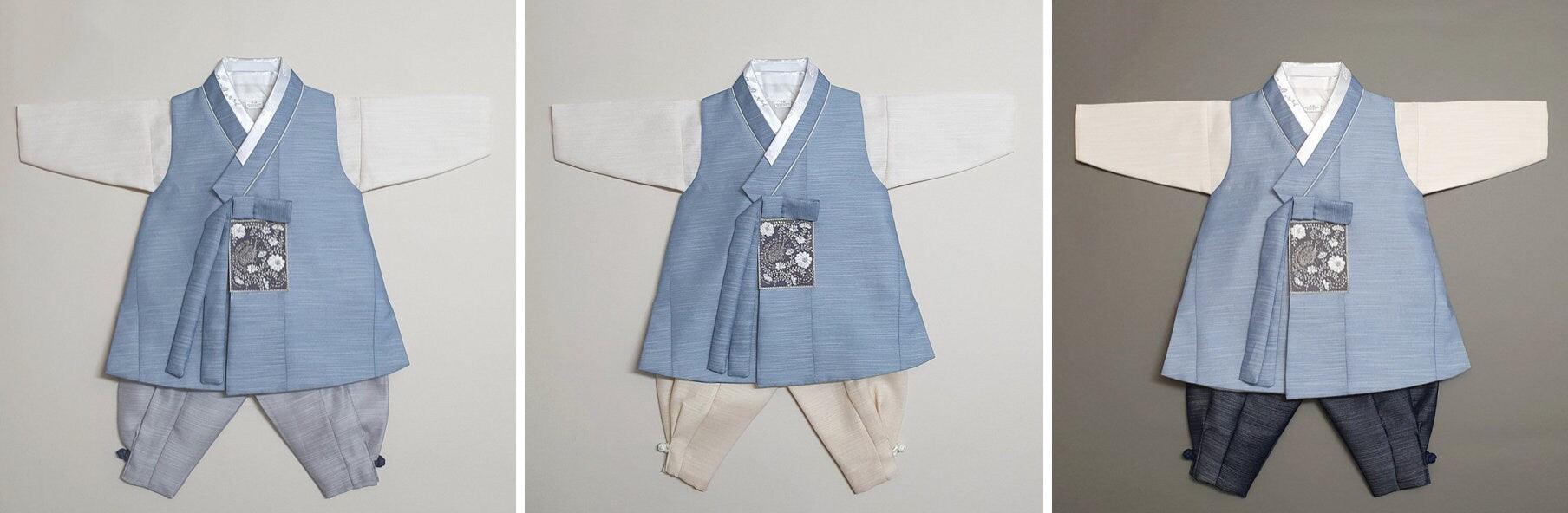 Sungju Light Blue Boy Hanbok (100D-10YR) - Native Korean