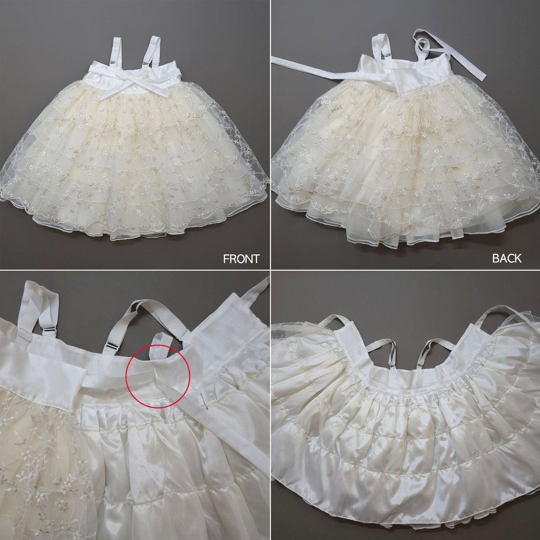 Suzie Pink Maxi Dress Girl Hanbok (1-12YR) - Native Korean