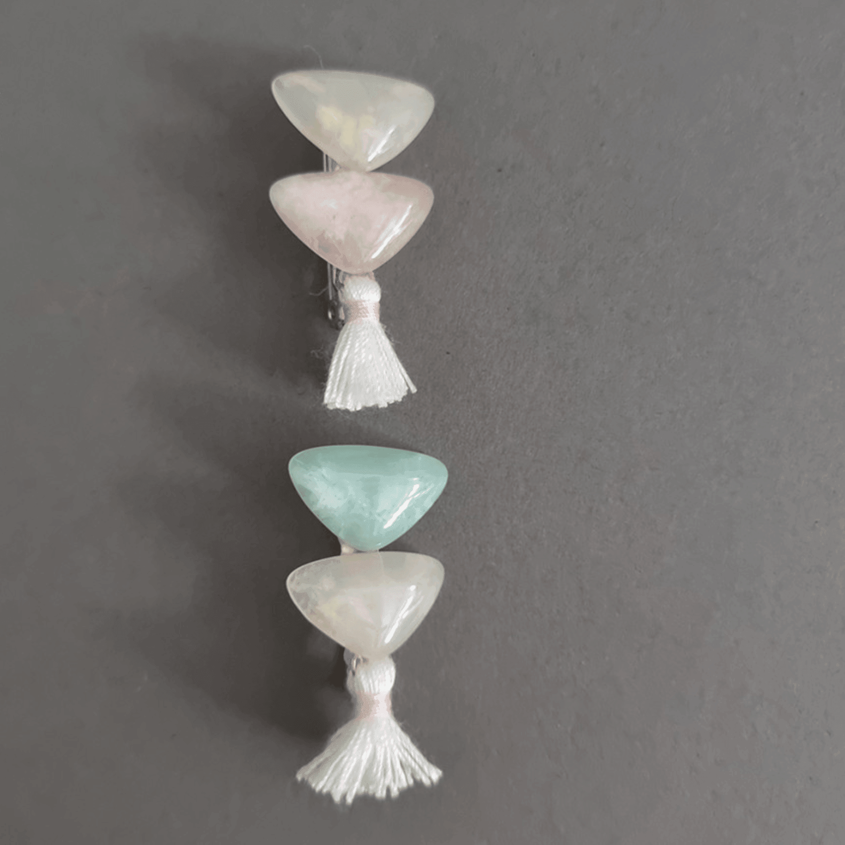 Triangle Stones Brooch - Native Korean