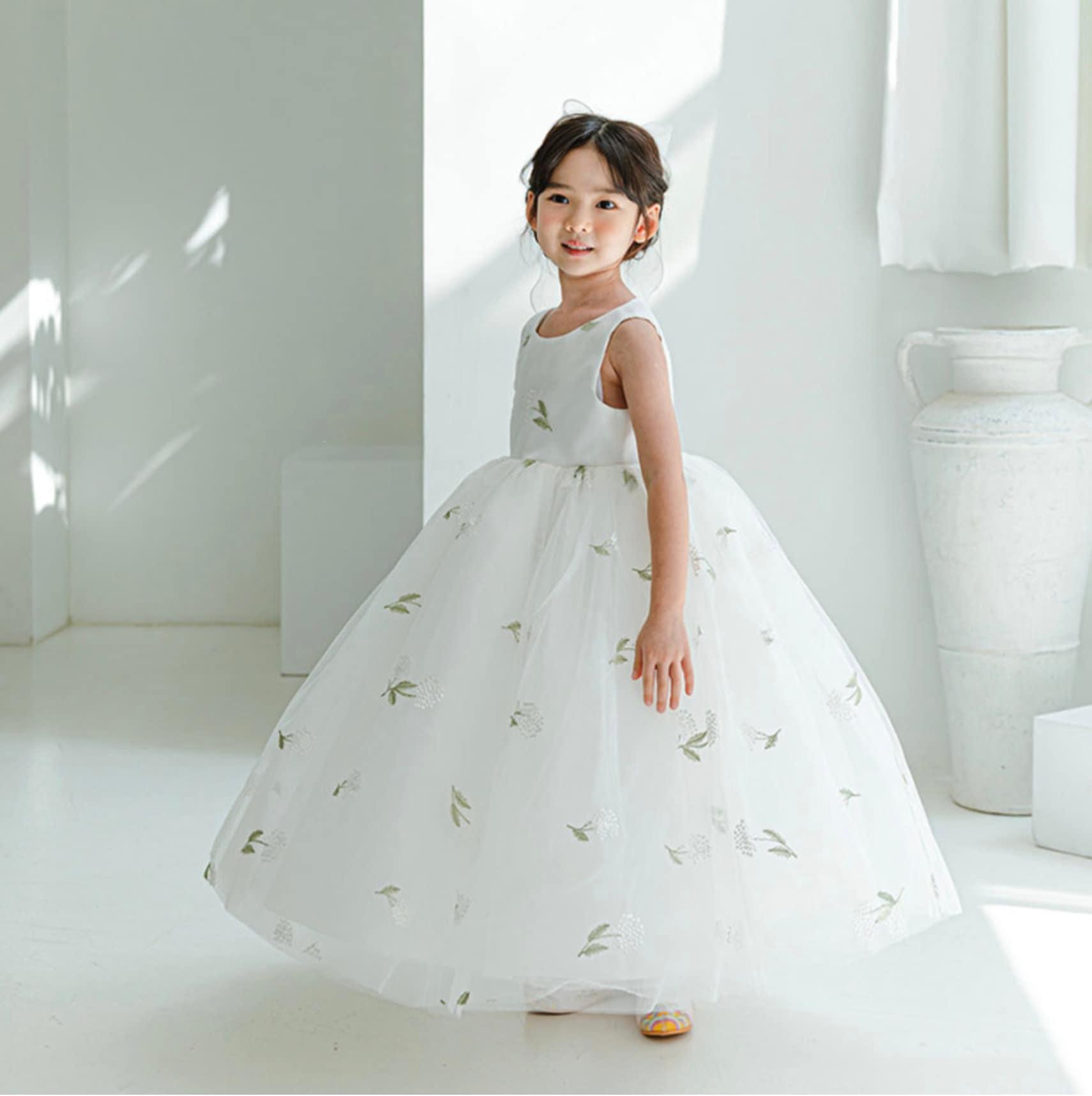 Xia White Dress (100D-8YR) - Native Korean