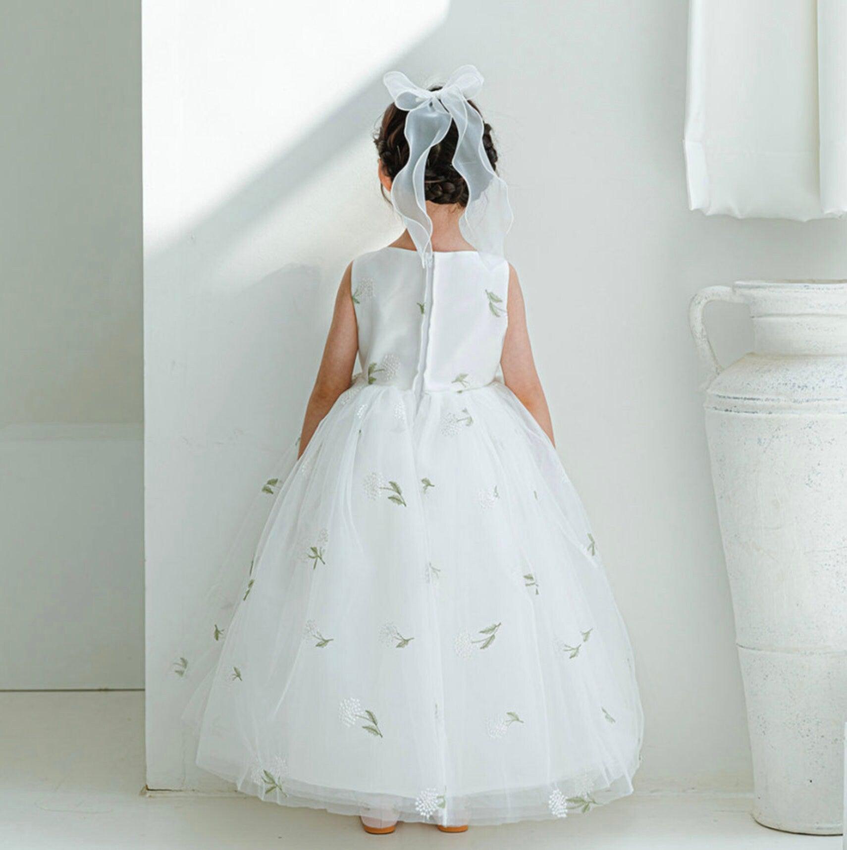 Xia White Dress (100D-8YR) - Native Korean