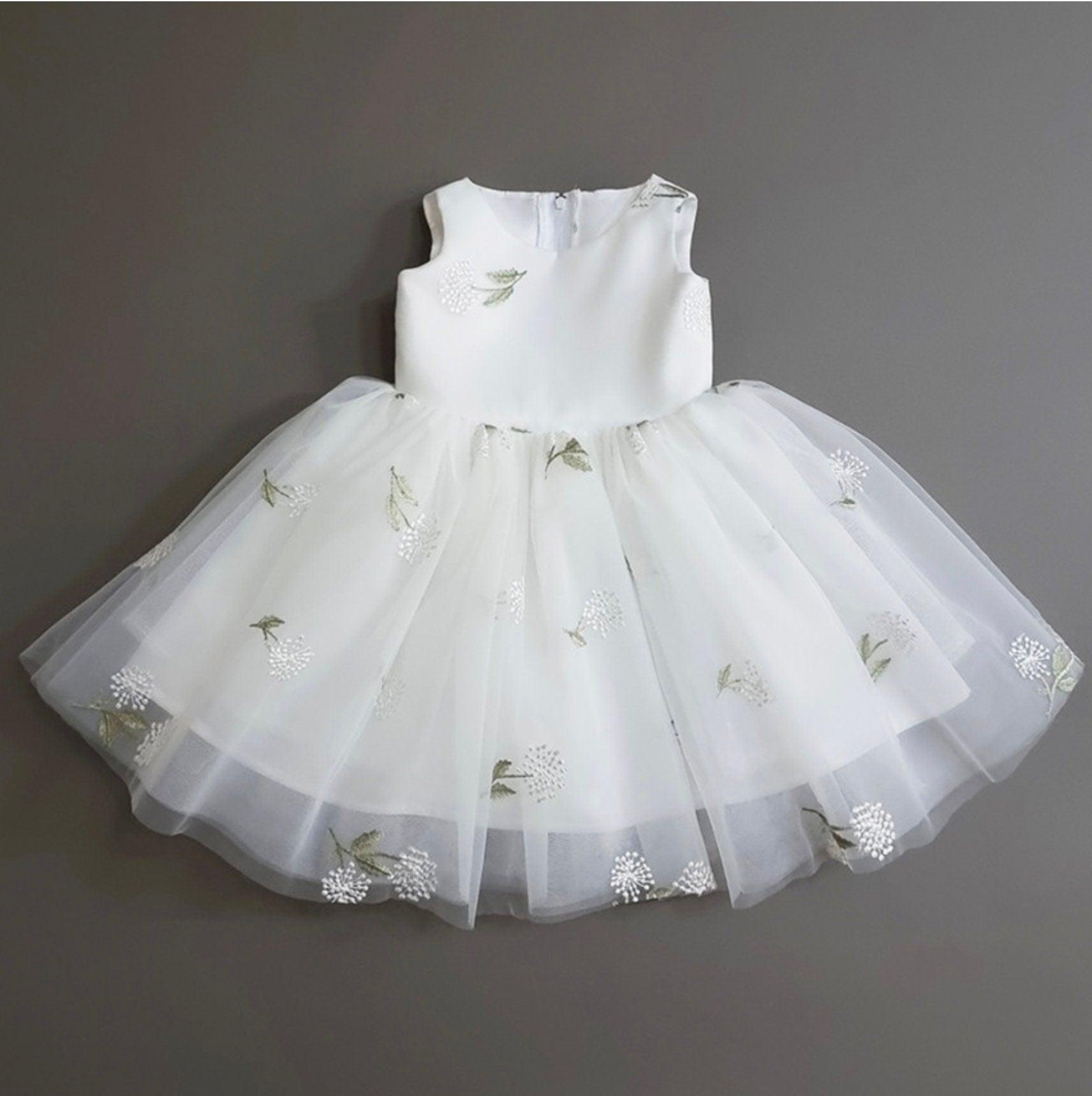 Xia White Dress (100D-8YR) - Native Korean