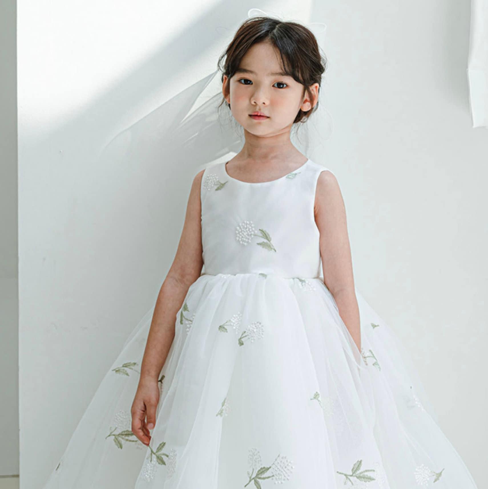 Xia White Dress (100D-8YR) - Native Korean