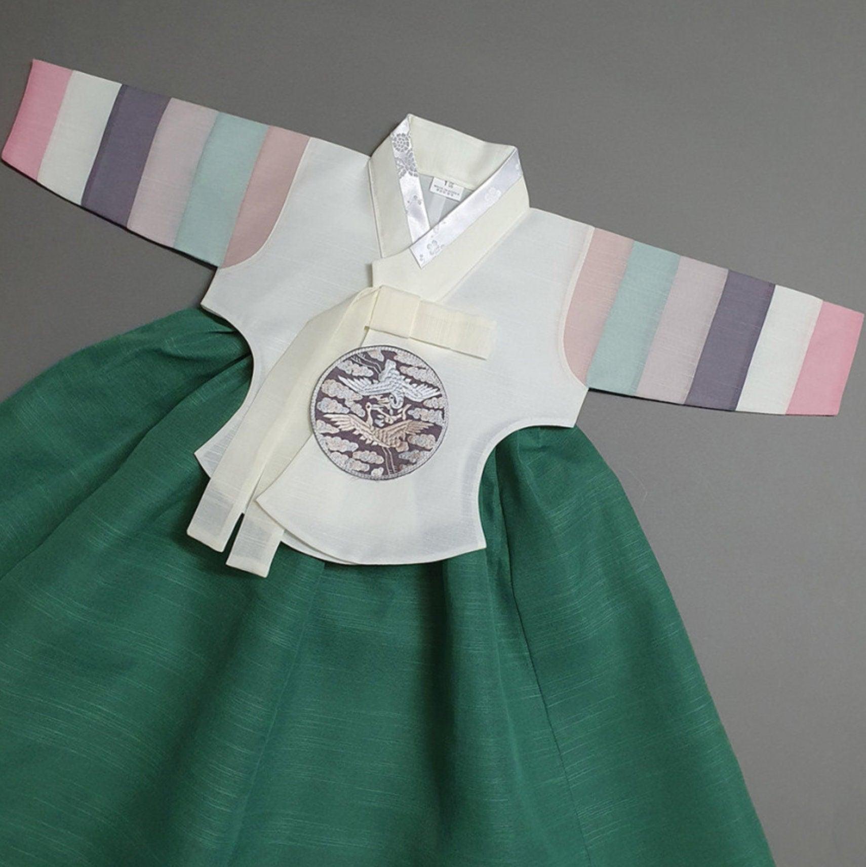 Yedong Dangui Green Girl Hanbok (100D-15YR) - Native Korean