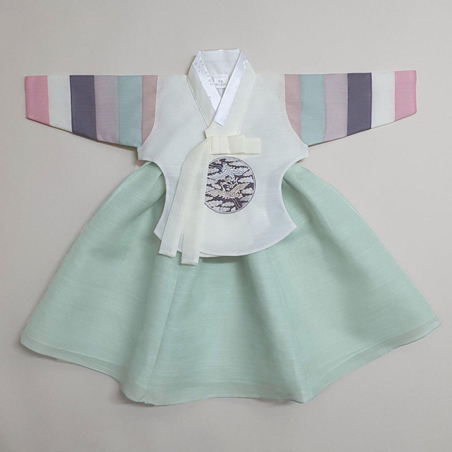 Yedong Dangui Mint Girl Hanbok (100D-15YR) - Native Korean