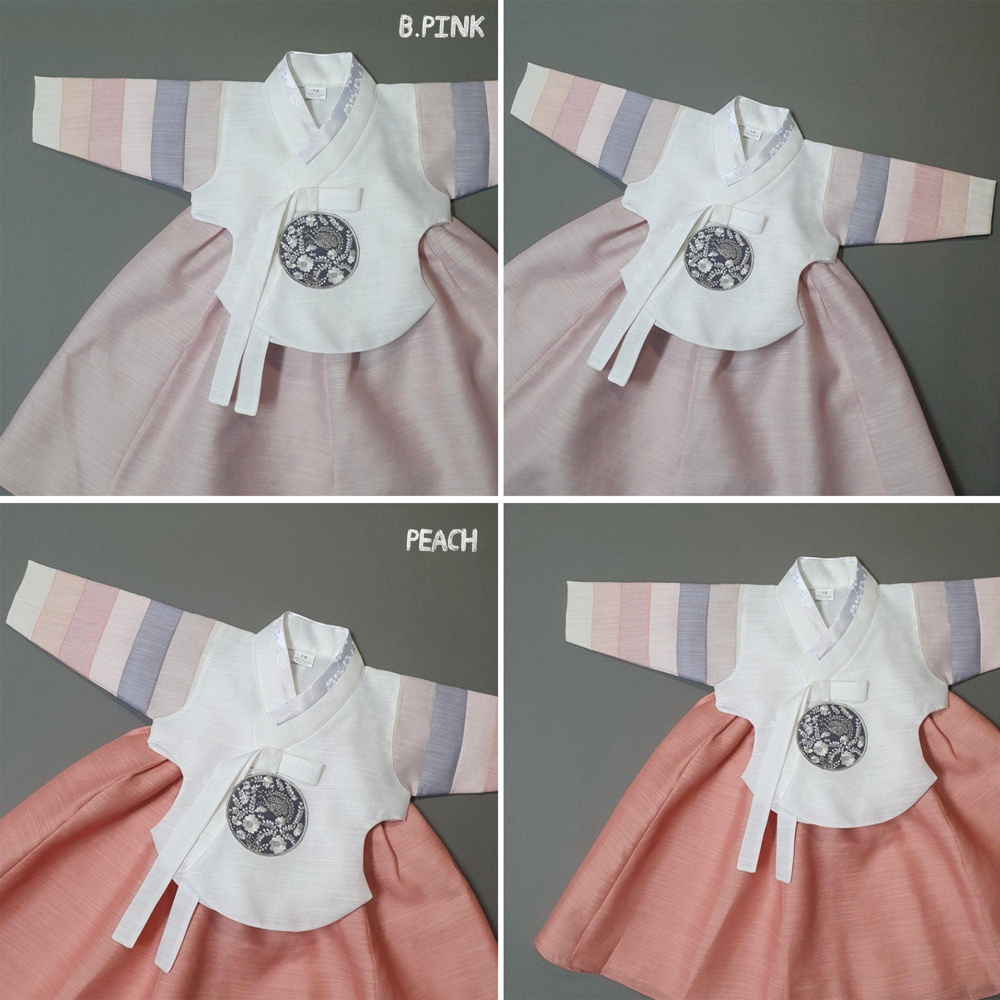 Yejin White Saekdong Dangui-11 Colors Skirt Girl Hanbok (100D-8YR) - Native Korean