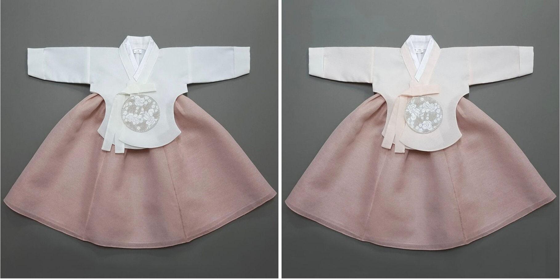 Yujin Dangui Coral Girl Hanbok (100D-15YR) - Native Korean