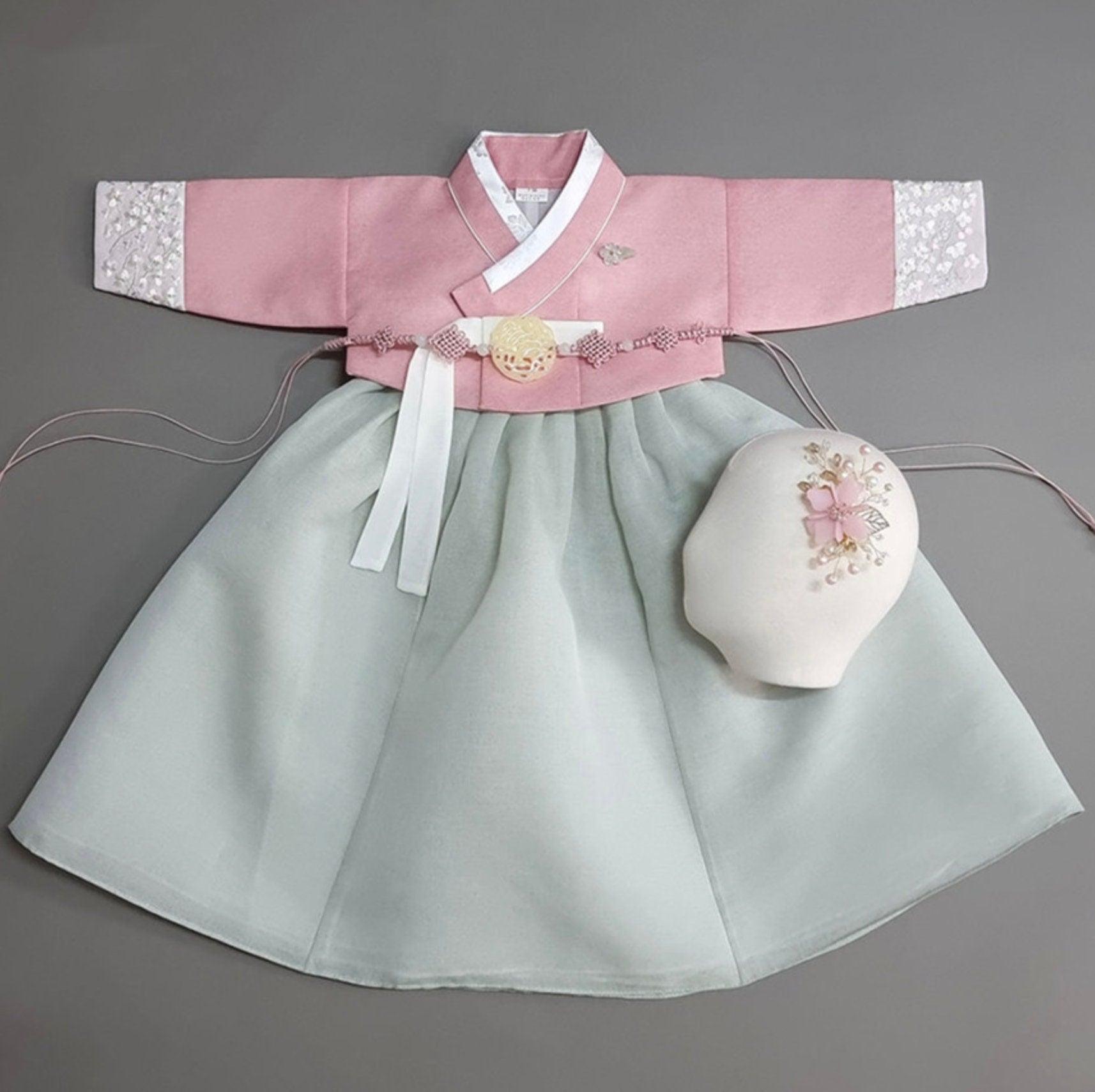 Yujin Jeogori-Green Skirt Girl Hanbok (100D-15YR) - Native Korean