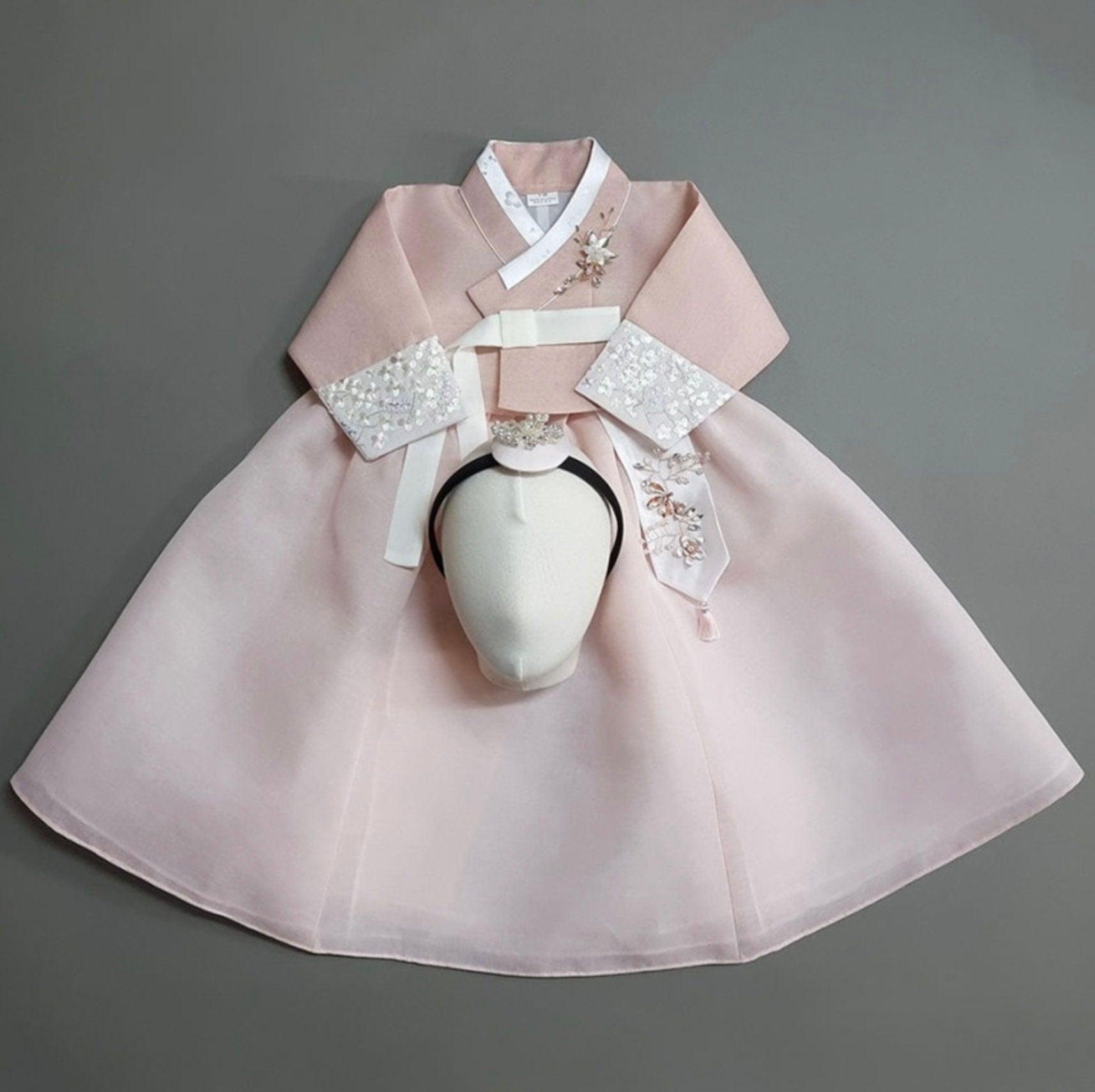 Yujin Jeogori-L.Pink Skirt Girl Hanbok (100D-15YR) - Native Korean