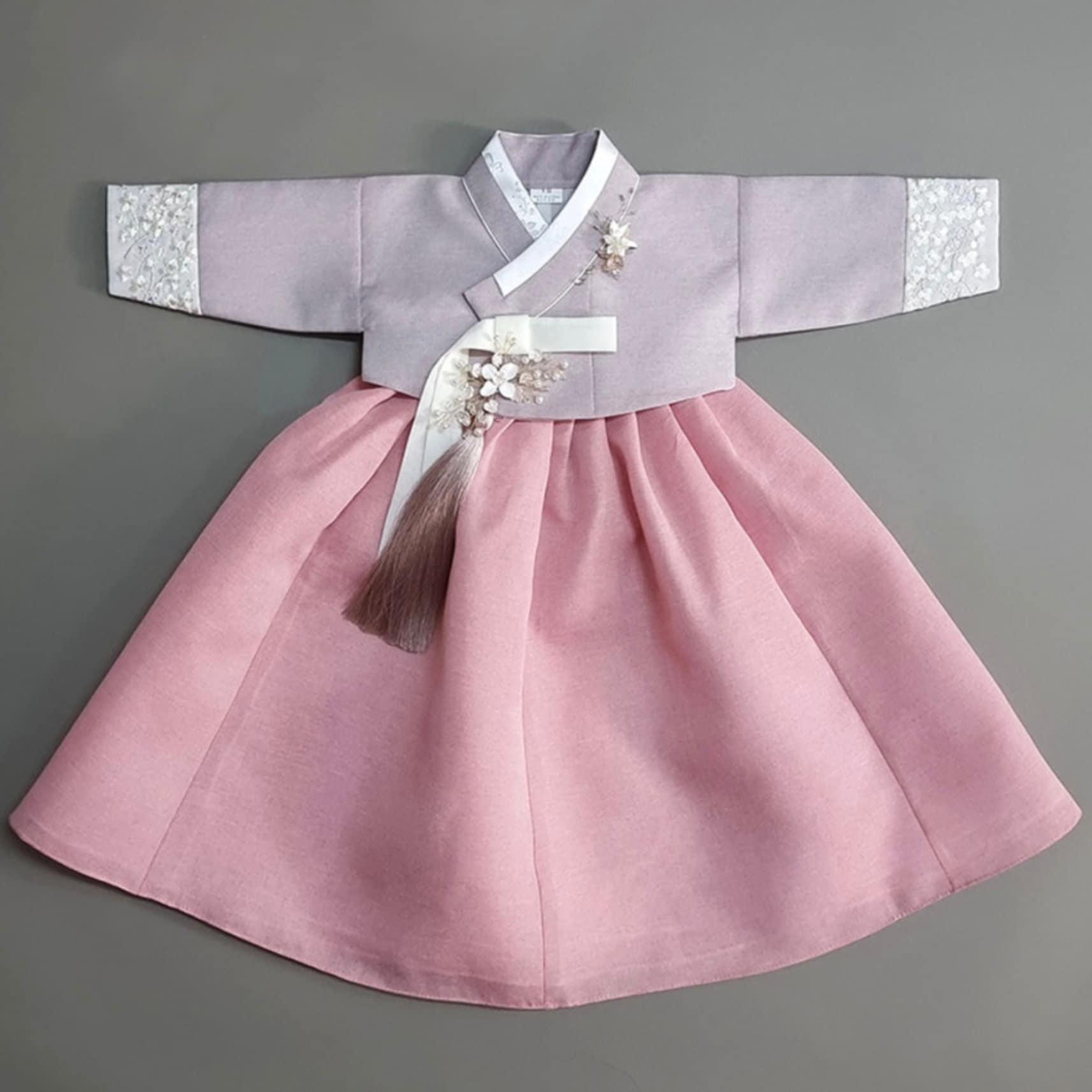 Yujin Jeogori-Pink Skirt Girl Hanbok (100D-15YR) - Native Korean