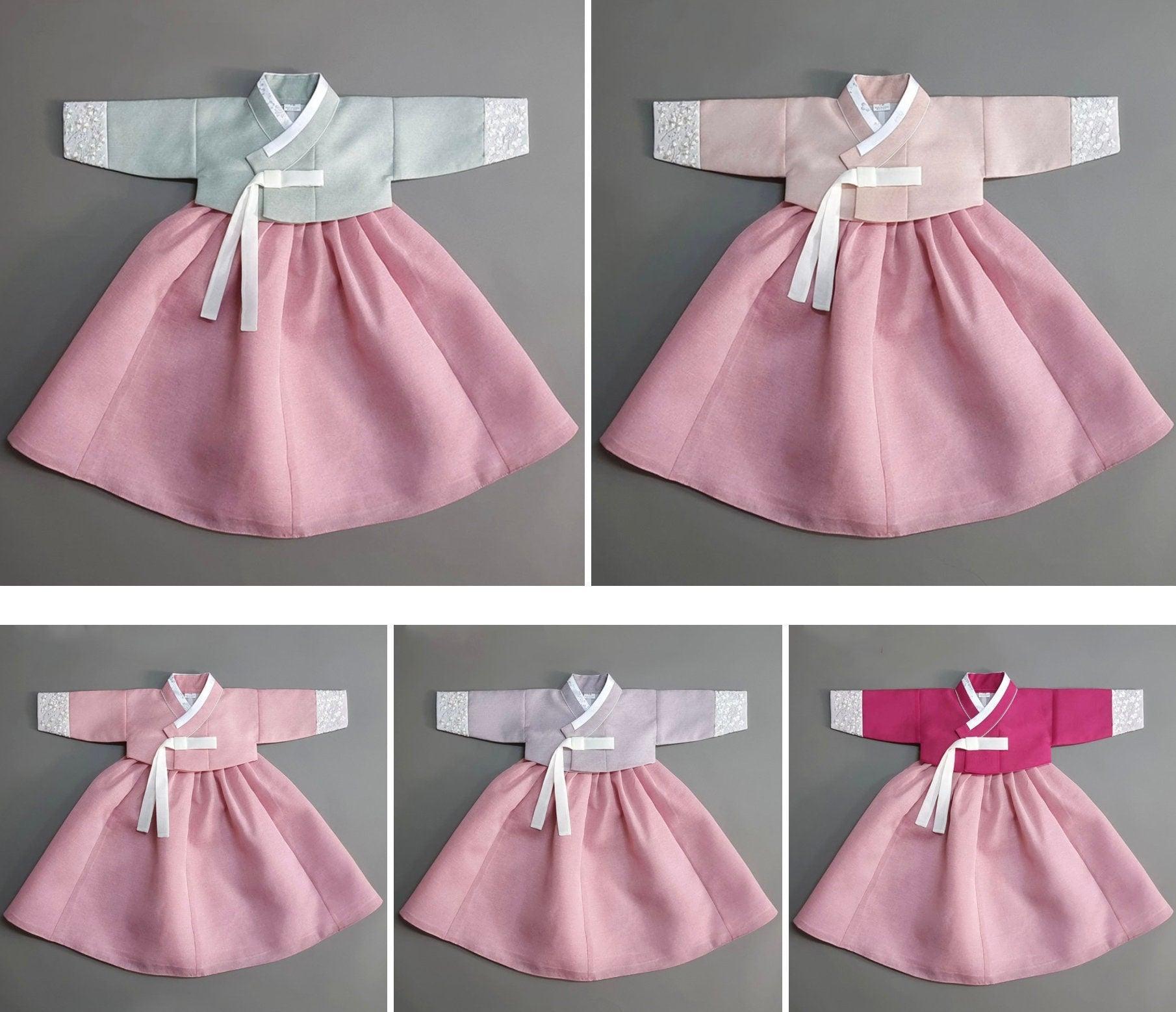 Yujin Jeogori-Pink Skirt Girl Hanbok (100D-15YR) - Native Korean