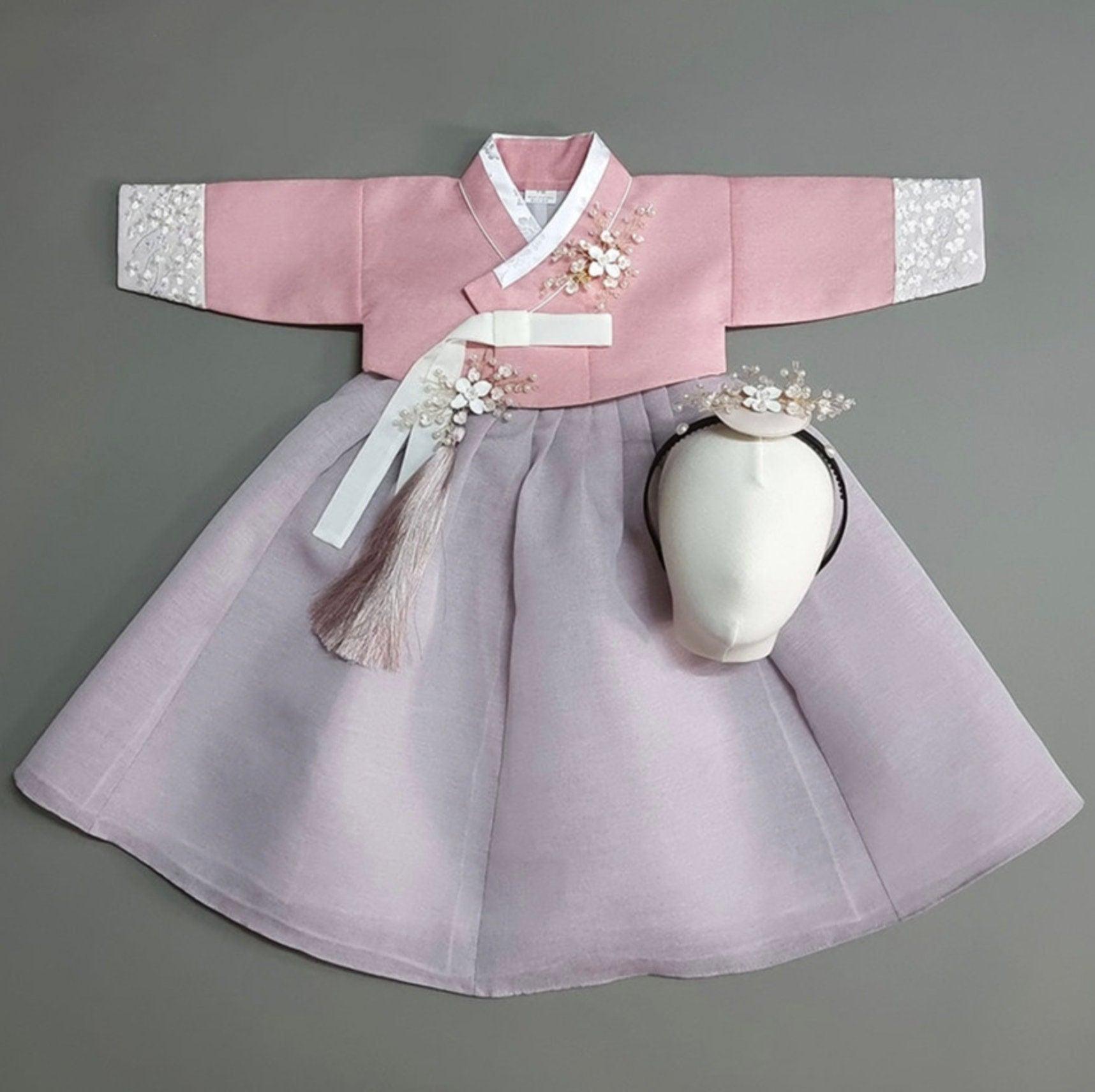 Yujin Jeogori-Purple Skirt Girl Hanbok (100D-15YR) - Native Korean