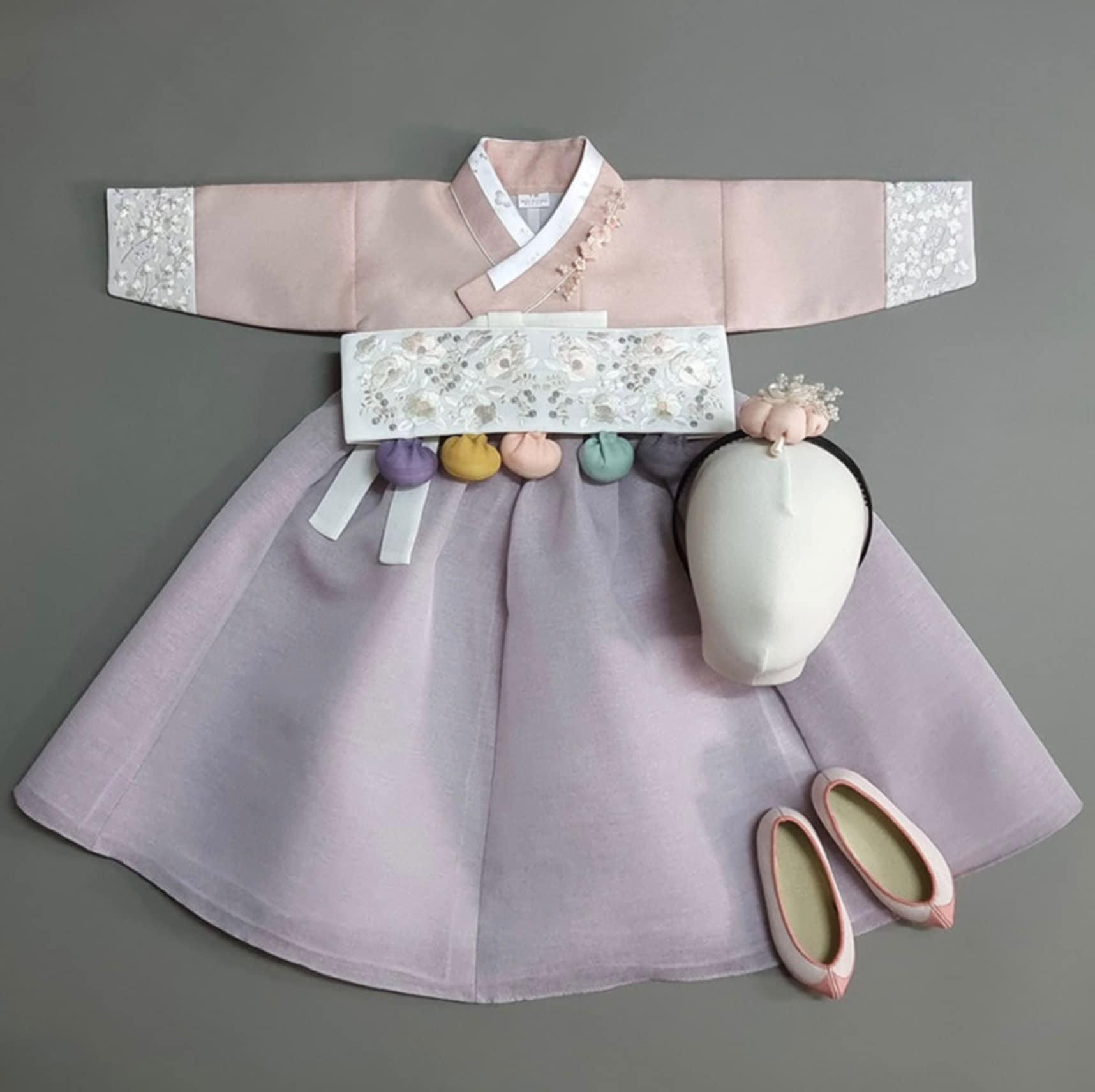 Yujin Jeogori-Purple Skirt Girl Hanbok (100D-15YR) - Native Korean