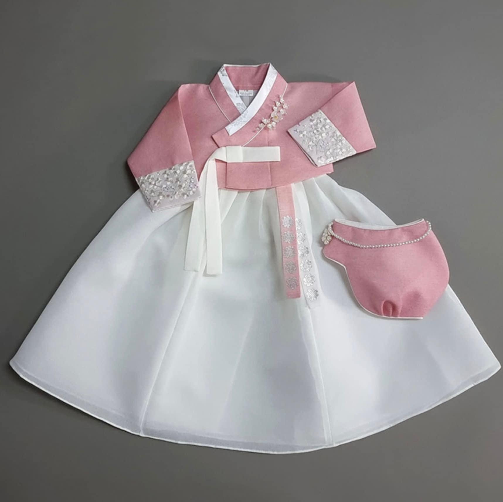 Yujin Jeogori-White Skirt Girl Hanbok (100D-15YR) - Native Korean