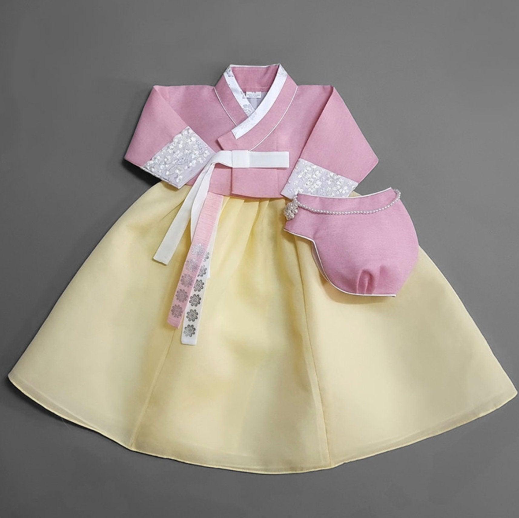 Yujin Jeogori-Yellow Skirt Girl Hanbok (100D-15YR) - Native Korean