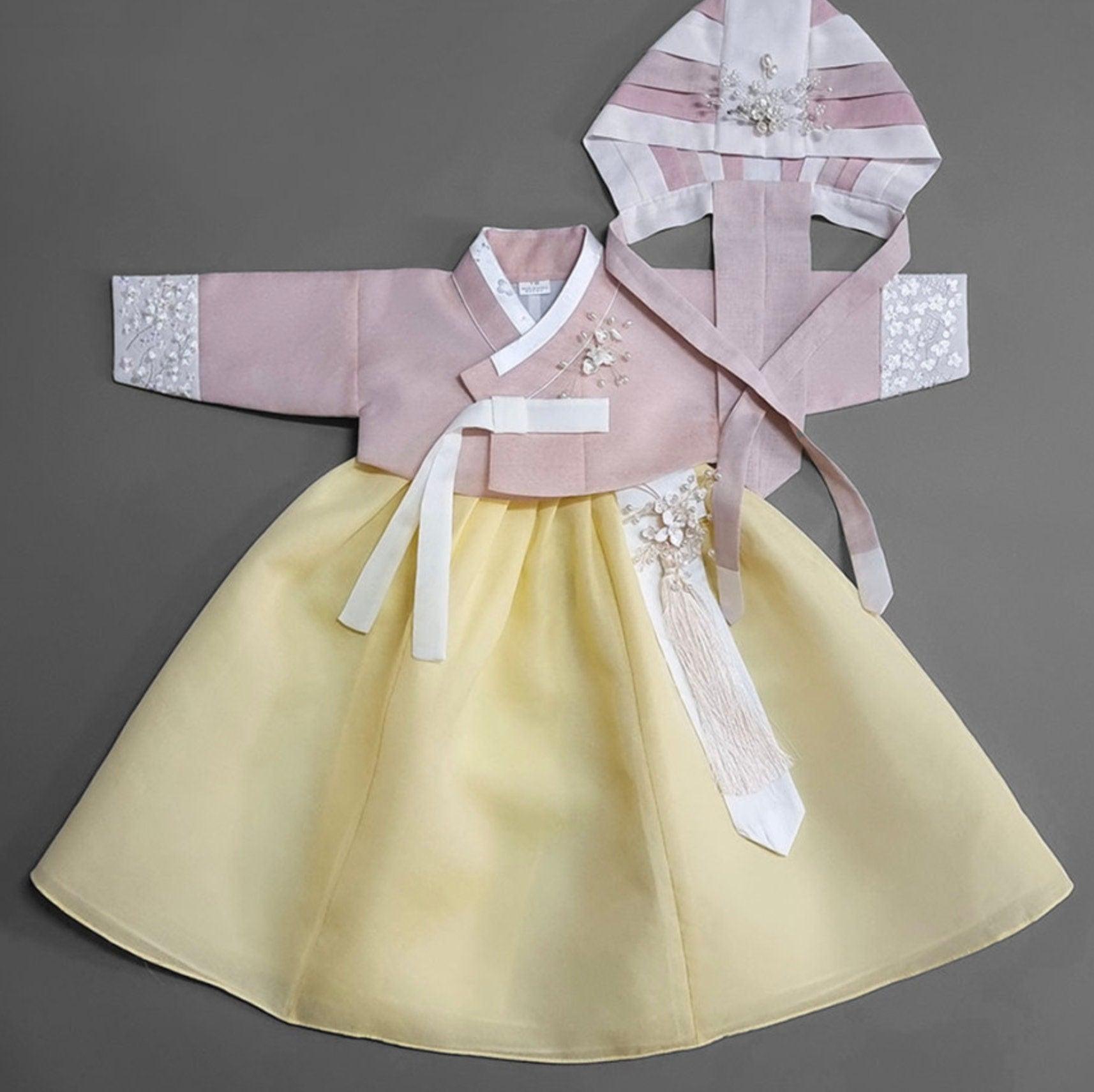 Yujin Jeogori-Yellow Skirt Girl Hanbok (100D-15YR) - Native Korean