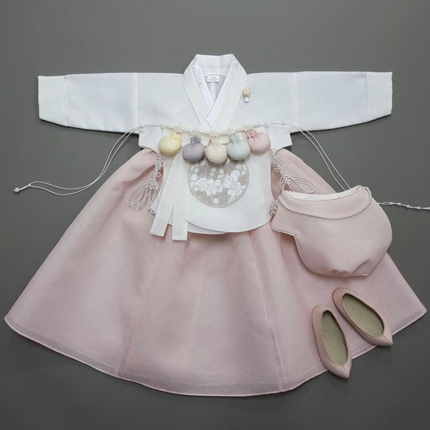 Yujin L.Pink Girl Hanbok (100D-15YR) - Native Korean