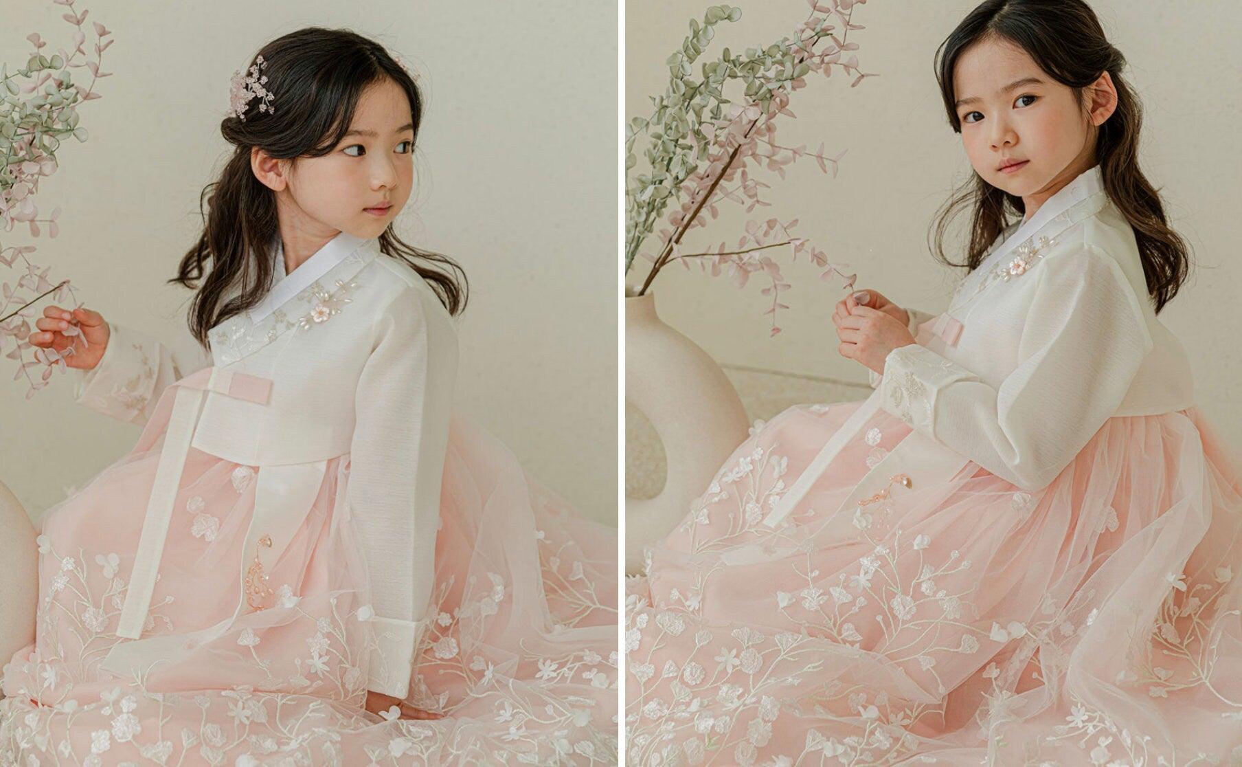 Yuna Dress Girl Hanbok (1-10YR) - Native Korean