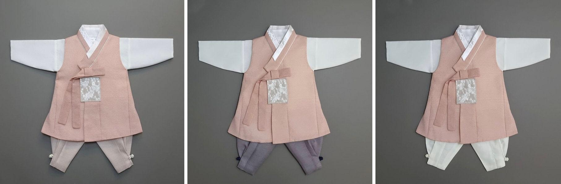 Yusin Coral Solid Boy Hanbok (100D-15YR) - Native Korean