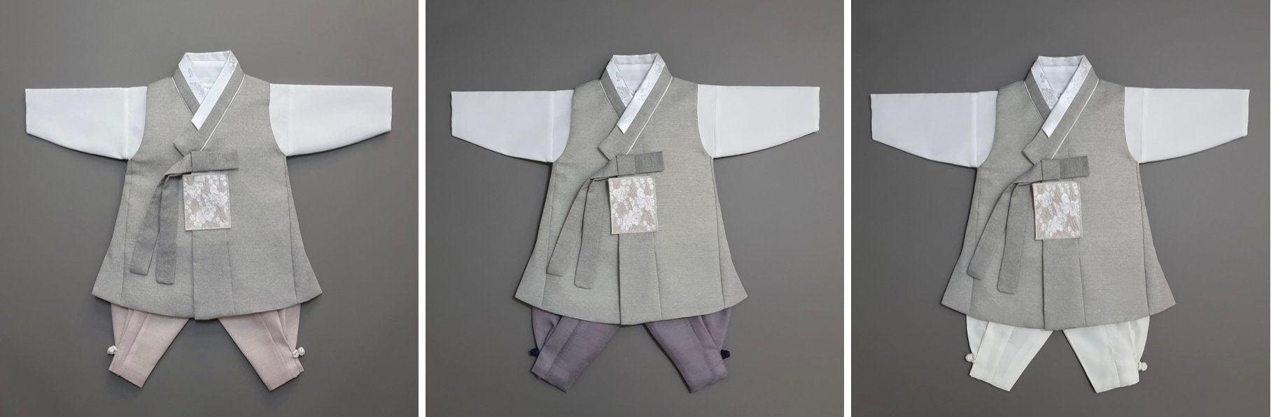 Yusin Khaki Solid Boy Hanbok (100D-15YR) - Native Korean